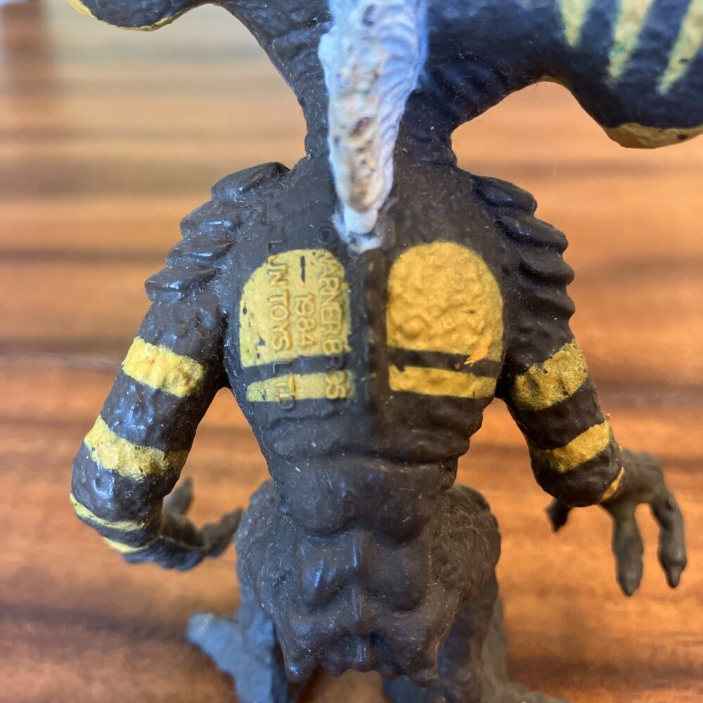 1984 LJN Warner Bros 4" Evil Gremlin Stripe Figure Gremlins - Picture 6 of 7